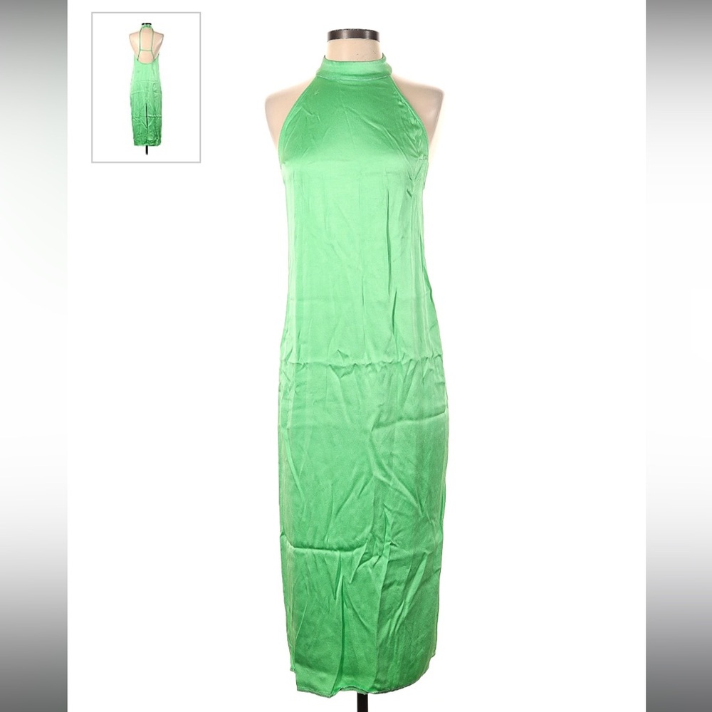 Zara Maxi Dress, High Neck Low Back